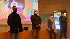 De esquerda a dereita, Manuel Andr�s Vall�n (Concepto Circo), Pablo Lage (Van Kraft) e Maite Ferreiro, vicepresidenta da Deputaci�n de Lugo