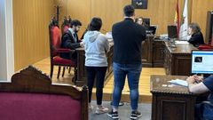 Los acusados, ante la magistrada del caso