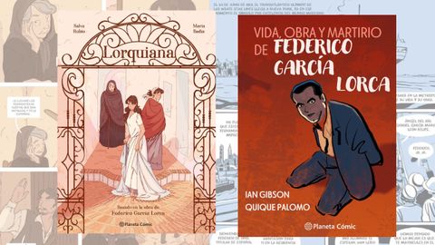 Portadas de los dos �ltimos c�mics dedicados a Federico Garc�a Lorca
