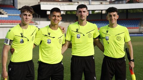 Borrajo Rodríguez, González Rey, Fernández Otero y González Castelao, en O Couto