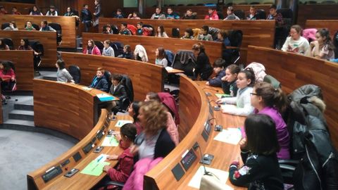 El pleno infantil en la Junta