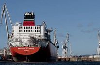 Imagen reciente de un buque en las instalaciones de Reparaciones de Navantia.