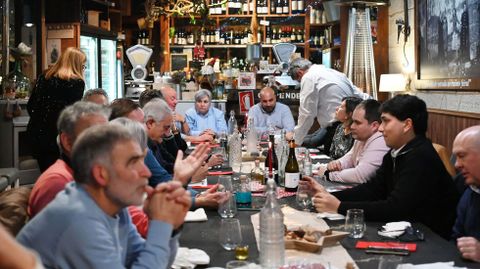 La cena tuvo lugar el s�bado en el restaurante Os Pendellos