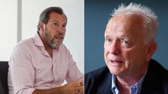 A la izquierda, el ministro �scar Puente; a la derecha,�Michael O'Leary, CEO de Ryanair