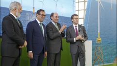 Puesta de largo en Navantia Fene para la entrega de las cuatro primeras �jackets��del mayor parque e�lico marino de Iberdrola