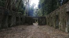 Restos de los edificios del antiguo lazareto de Tambo