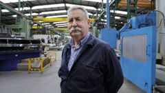 Ignacio de la Iglesia, director de Metal�rgica Gallega en las instalaciones de la empresa en Arteixo. 