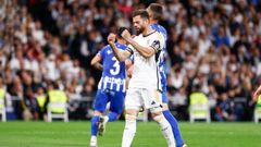 Nacho Fern�ndez.Nacho Fern�ndez con el Real Madrid