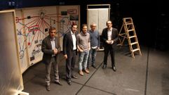 El secretario xeral de Cultura, el director de Agadic  yel director del CDG presenta el estreno en Galicia de �Ganas de Ouvear�, espect�culo del CDG y otras dos compa��as