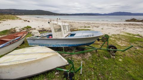 La playa de Langosteira es una de las más visitadas por vecinos y visitantes