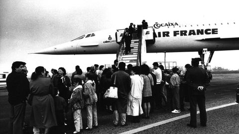El Concorde, en Santiago, en 1988