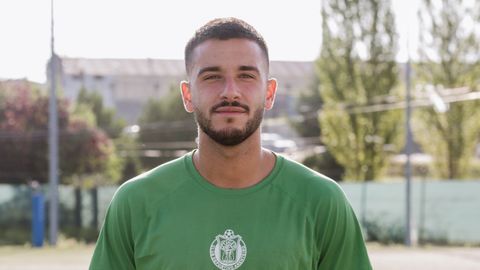 Adri Castro, durante su etapa en el Arenteiro.