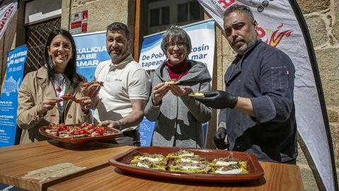 Mar�a Sampedro, Jos� Antonio Vidal, �ngeles V�zquez y Felipe Fern�ndez Carracedo