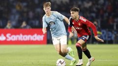 Williot Swedberg, en su debut con el Celta, ante el Osasuna.