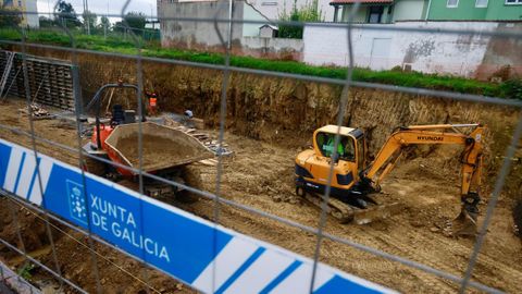Construccin de un edificio de viviendas en Ferrol. 