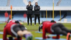 El Celta estrena el nuevo c�sped de Bala�dos