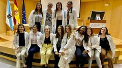 Las dos estudiantes de Florida que har�n pr�cticas de observaci�n en el CHOP