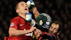 Imagen del reciente United-Madrid en la Champions