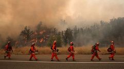 El fuego arrasa California