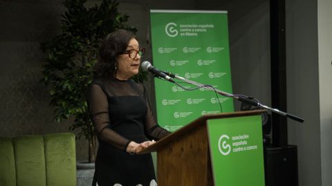 Mar�a Jos� Carreira durante la gala solidaria celebrada en abril