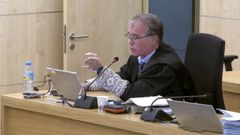 El fiscal Anticorrupci�n Fernando Bermejo durante la sesi�n de este martes 