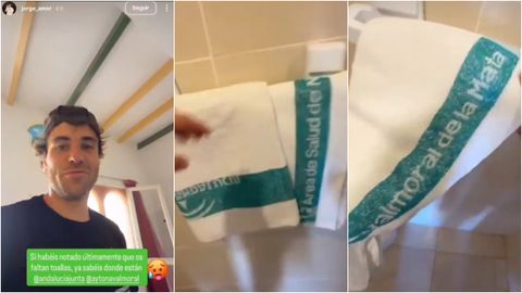 Amor, en el hotel de Marruecos donde encontr toallas de la sanidad pblica espaola.