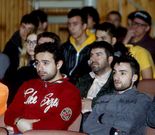 La charla mantuvo atento a los alumnos durante hora y media.