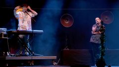 Lontreira durante su actuación en la última edición del Festival Revenidas de Vilaxoán