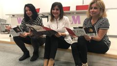 Diana Coanda, coordinadora de la programaci�n de la Noche Blanca; Yolanda Alonso, concejala de Cultura en funciones, y Anabel Barrio, directora de la Factor�a Cultural, en la presentaci�n de la Noche Blanca 2019