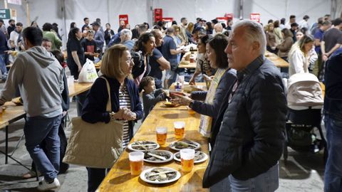 Un momento de la edici&oacute;n anterior de la Festa do Marisco