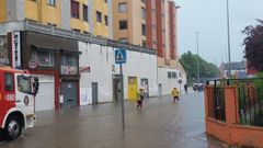 Los efectos de la tromba de agua en Lugo