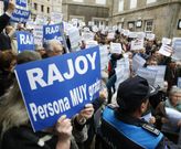El pleno en el que se declar� persona non grata a Rajoy fue, con diferencia, el m�s tenso del a�o. 