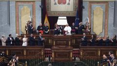 O papa Le�n XIV no Congreso.