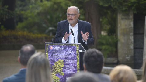 Inauguraci�n de la rehabilitaci�n del parque jard�n y la carballeira de Caldas de Reis
