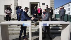 Rom�n Rodr�guez y Antonio L�pez firmaron este lunes el protocolo 