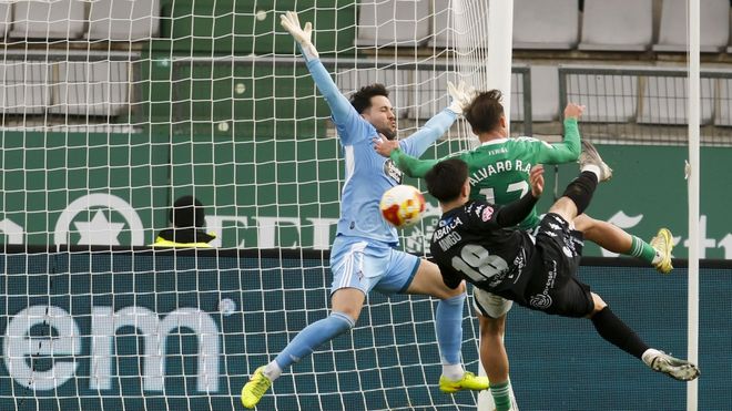 Miquel Parera, portero del Racing