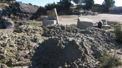 La empresa encargada de la cantera deposit� grandes cantidades de escombros