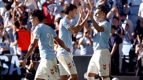 Javi Rodr�guez y Ferran Jutgl� fueron los goleadores del Celta ante el Alav�s.