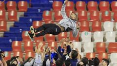 El Lugo�celebra la permanencia