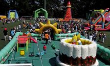 La pista de hinchables ser� una de las atracciones favoritas de los m�s peque�os.