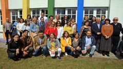 Los equipos directivos de los 27 CRA gallegos acudieron al encuentro, en el que hubo foto de familia con los conselleiros de Educaci�n y Medio Rural