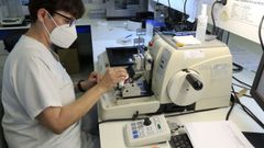 Imagen de archivo del laboratorio de anatom�a patol�gica del HULA