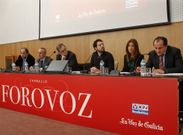 Agromayor, Castro-Rial, Ferrero, Manuel Rial (presentador), V�zquez y Lago, en Foro Voz. 