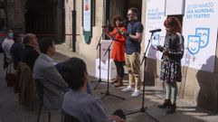 As� fue la celebraci�n del D�a Mundial del Teatro en Compostela