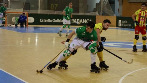 Tombita, durante el encuentro del Liceo contra el Bassano italiano.