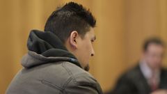 Foto de archivo del juicio en la Audiencia coru�esa que conden� a Antonio Fern�ndez por el crimen de Pazos