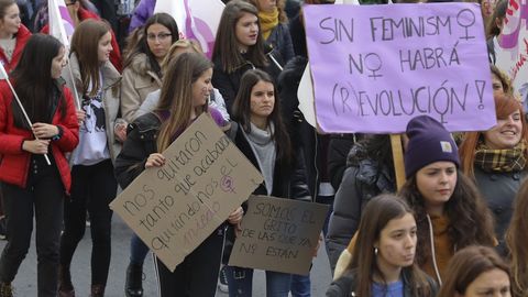 Manifestacin en Santiago