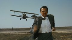 Cary Grant en una de las secuencias m�s ic�nicas de �Con la muerte en los talones�.