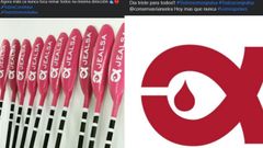 Los mensajes de apoyo a la compa��a en redes sociales son numerosos