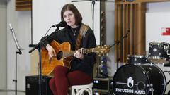 Leticia Rey, nunha das audici�ns en Estudios Mans